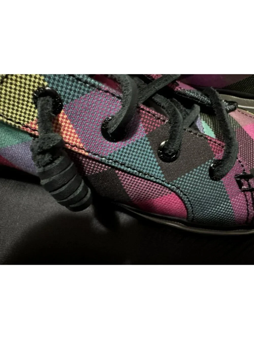 Sperry Women's Slip-On Crest Vibe Gingham Sneaker Sz 9 Multicolor Plaid Preppy - Picture 6 of 11
